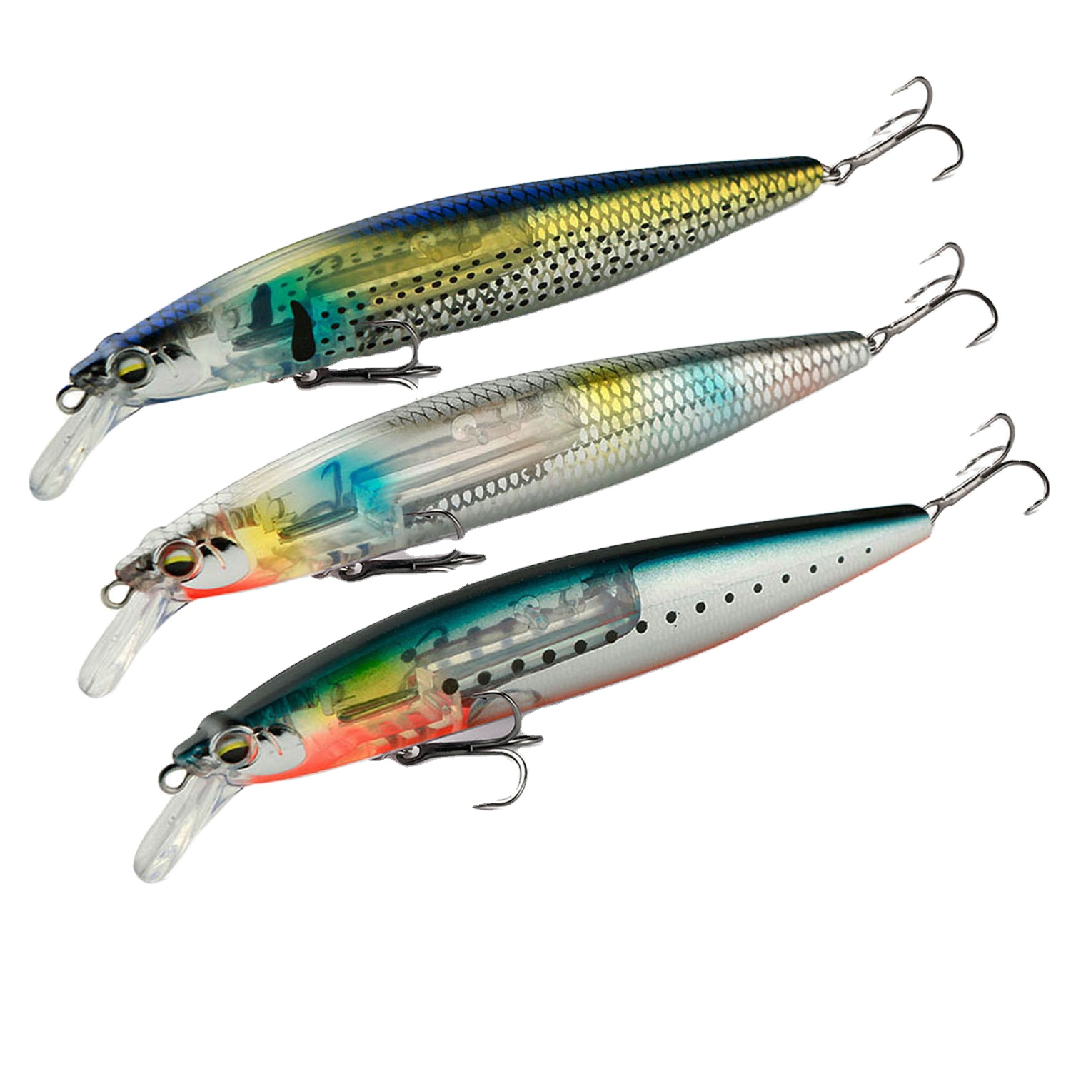 Cheery 13cm/18.5g Floating Water Mino Flash Crazy Scale Upper Water Bionic f Bait Floating Water · Original source photograph · specifications to confirm