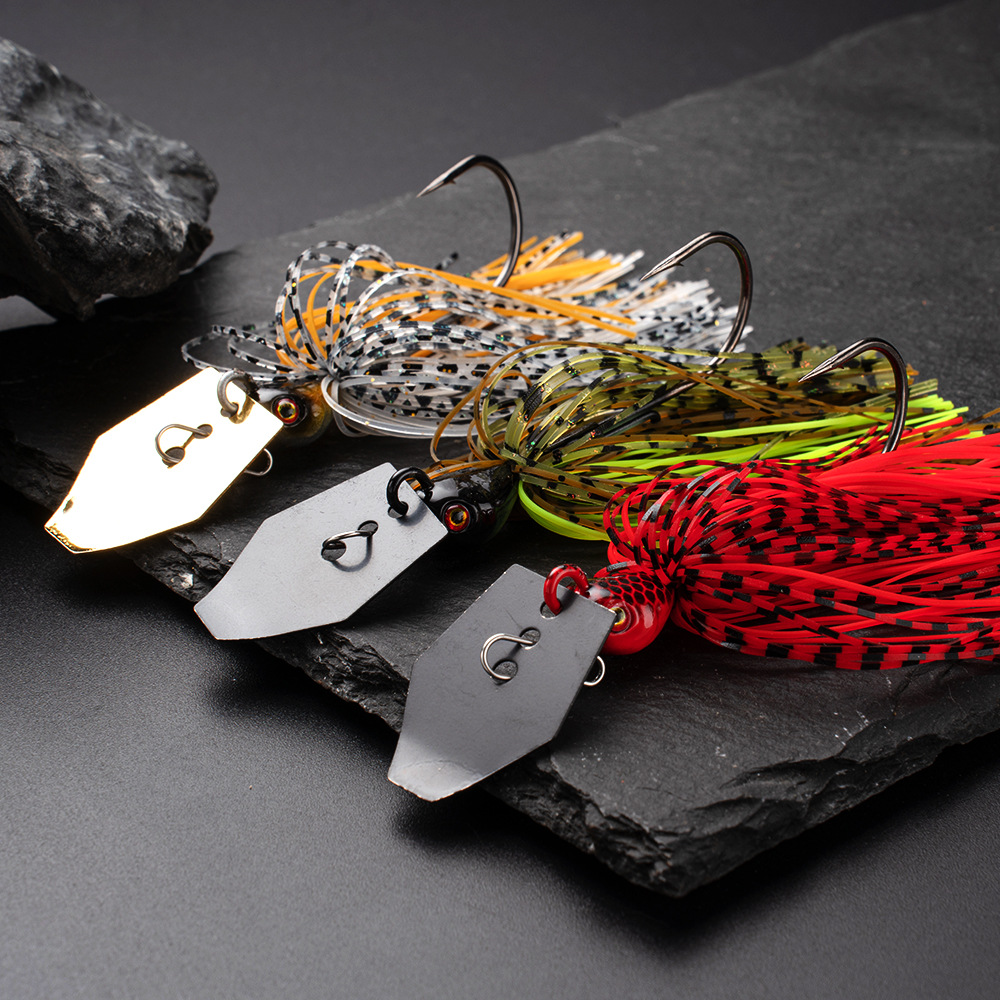 Bearded Man Stainless Steel Splash Guard Live Bait Weed-Defying 14g/18g Anti-Counterfeit Lure Jig for Fishing · Original source photograph · specifications to confirm