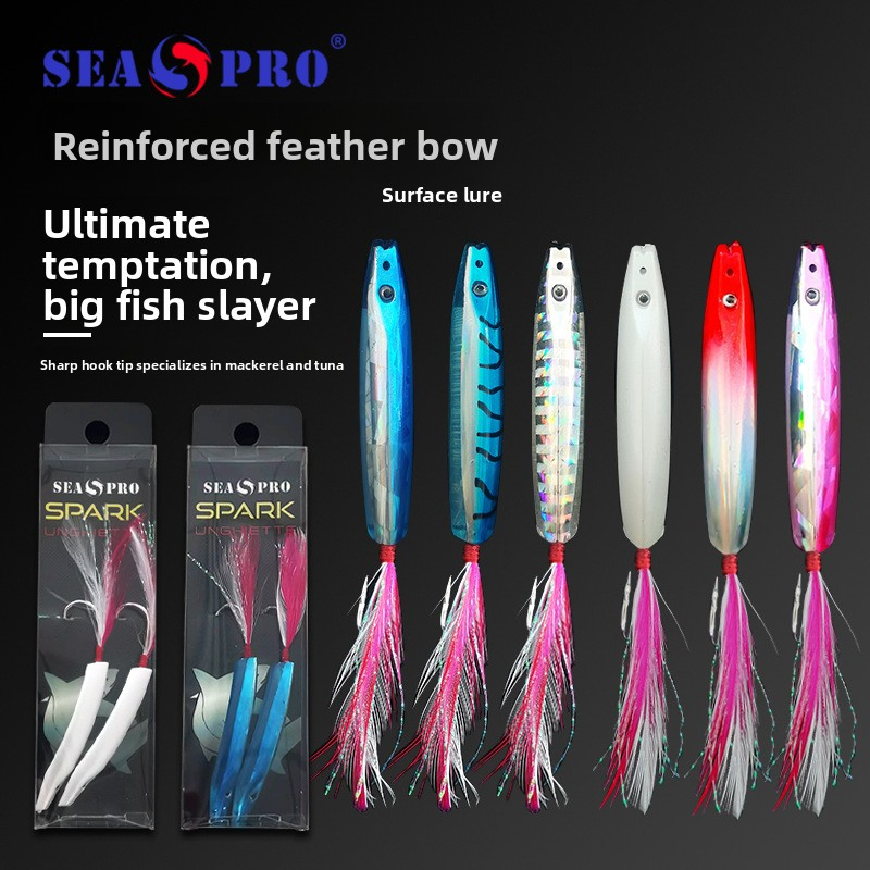 Stainless Steel Bow-Tie Crankbait Lure for Sea Fishing Boat Angling Trolling-Magic Tool Catching Mackerel & Bonito 2 Pack · Original source photograph · specifications to confirm