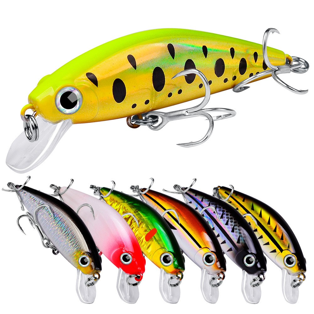 Cherry New 11g/8cm Topwater Minnow Bait 12 Colors Hard Artificial Silicone Bait Long-Throw Inner Lead Casting Emergency Bait · Original source photograph · specifications to confirm