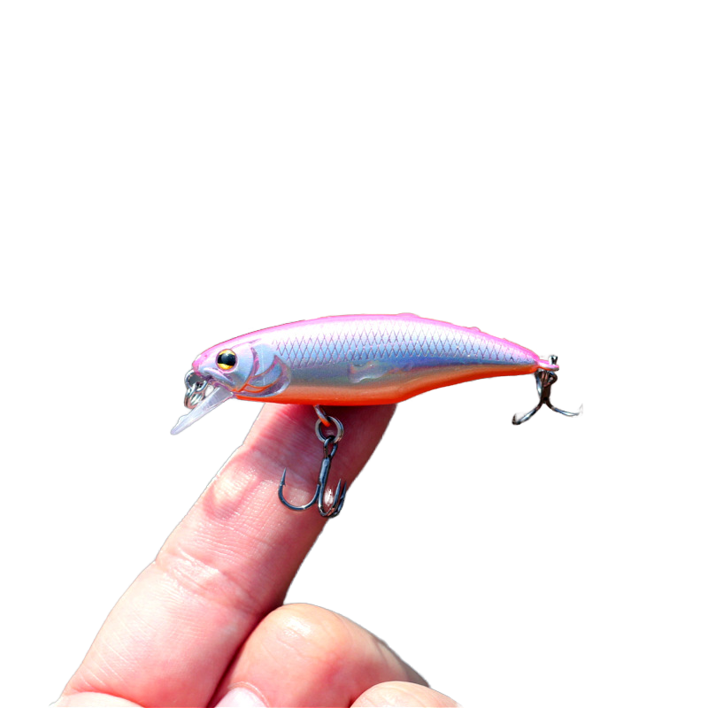 China Lure Minnow Crankbait 52mm 4.5g Artificial Wobbler Sinking Bass Trout Fishing Lure for Lake and Stream · Original source photograph · specifications to confirm