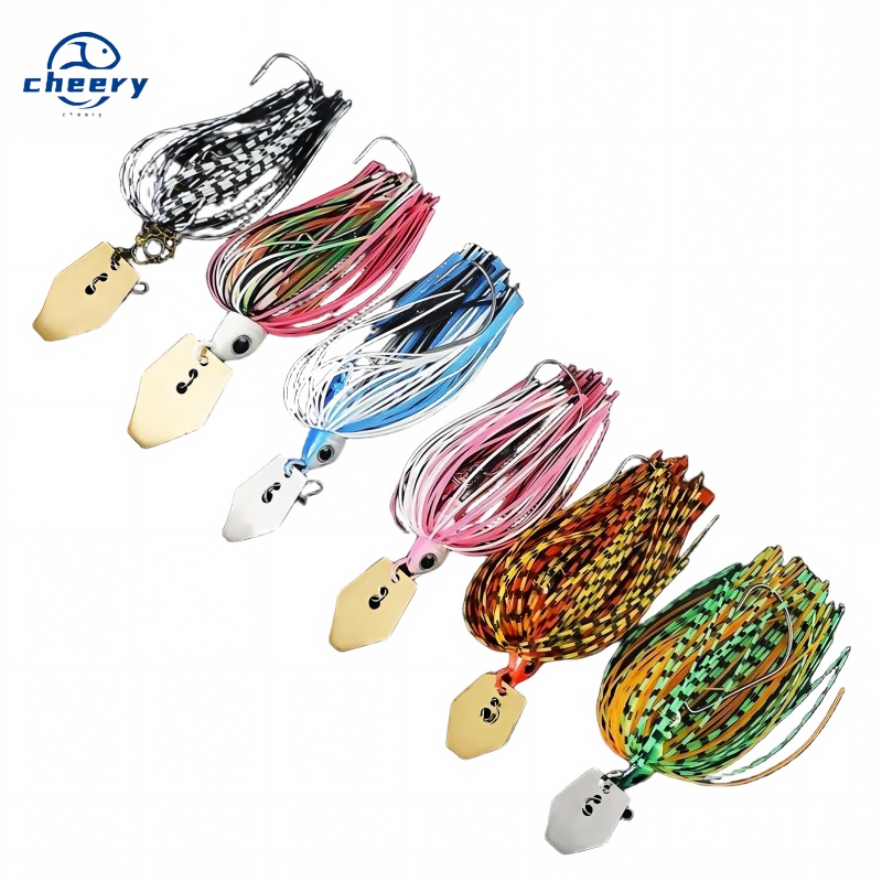 CHEERY Metal Sequin Jig Water-Blocking Board Whisker Lure Live Bait with Hooks 7g/9g/11g/18g/21g · Original source photograph · specifications to confirm