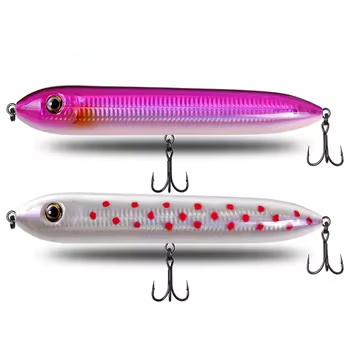Artificial Hard Bait Lure Surface-Type Sea Fishing Tuna Freshwater Mandarin Fish Floating Wire-Through Pencil 210mm · Original source photograph · specifications to confirm