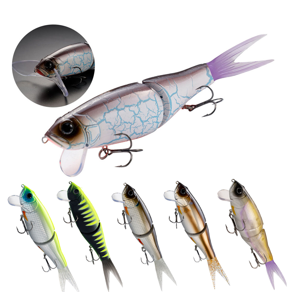 Cheery 210mm 64g Predator Multi Jointed Swim Baits Floating Minnow Lure 2 Segment Hard Baits Wobblers Bass Pike Fishing Lure · Original source photograph · specifications to confirm