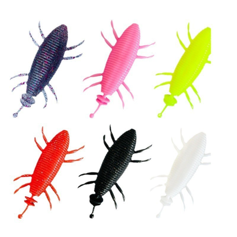 Angled Floating Artificial Soft Bait for Long Casting Slow Jigging 12.5g & 17g Made of PVC-for Carp & Snakehead Fish Frog Lure · Original source photograph · specifications to confirm