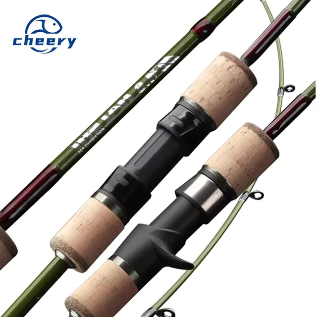 CHEERY 1.8m 1.9m 80g-300g Carbon Solid Rod Tip High Carbon 2 Setions Spinning Casting Lure Jig Slow Pitch Jigging Fishing Rods