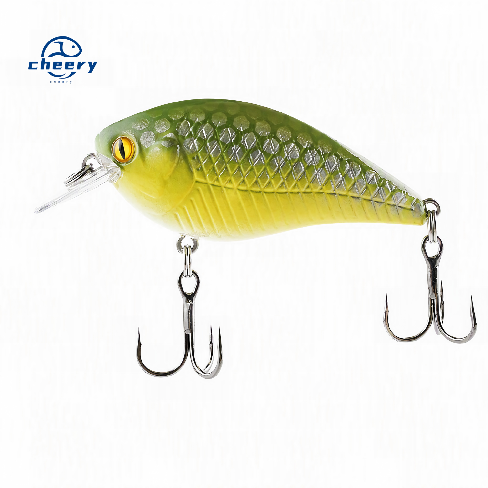Cheery Factory Wholesale Short Lip Crankbait Floating Bionic Hard Fishing Lure Wobbler Fishing Tackle for Zander Pike 60mm/12g · Original source photograph · specifications to confirm