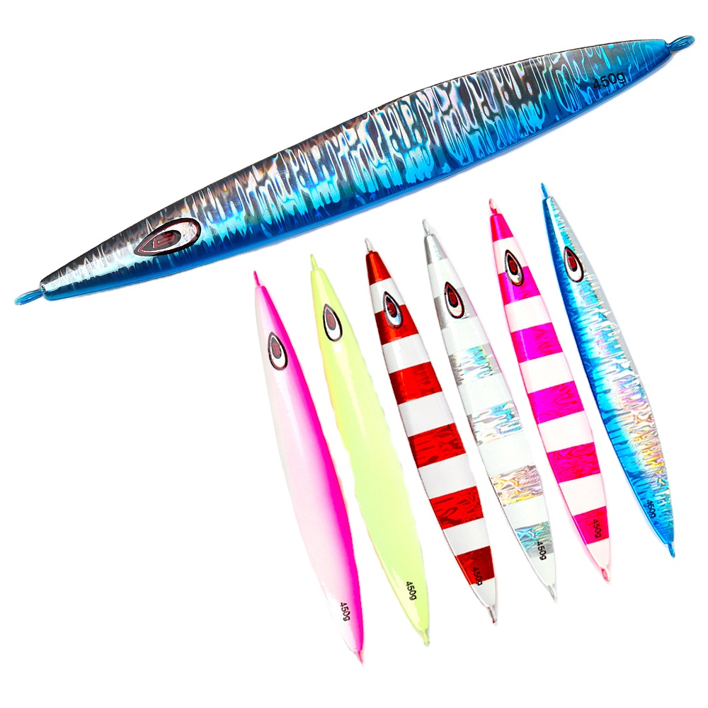 270g 350g 450g Deep-Sea Boat Fishing Heavy-Weight Luminous Fast-Sinking Slow-Rolling Metal Artificial Hard Bait Tuna Eel · Original source photograph · specifications to confirm