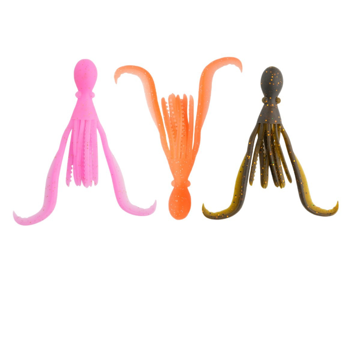 Cheery High Quality 4.9g Artificial Squid Jig 5 Colors Luminous 95mm Soft Fishing Lure TPR Material Squid Soft Lure for Shore Fi · Original source photograph · specifications to confirm