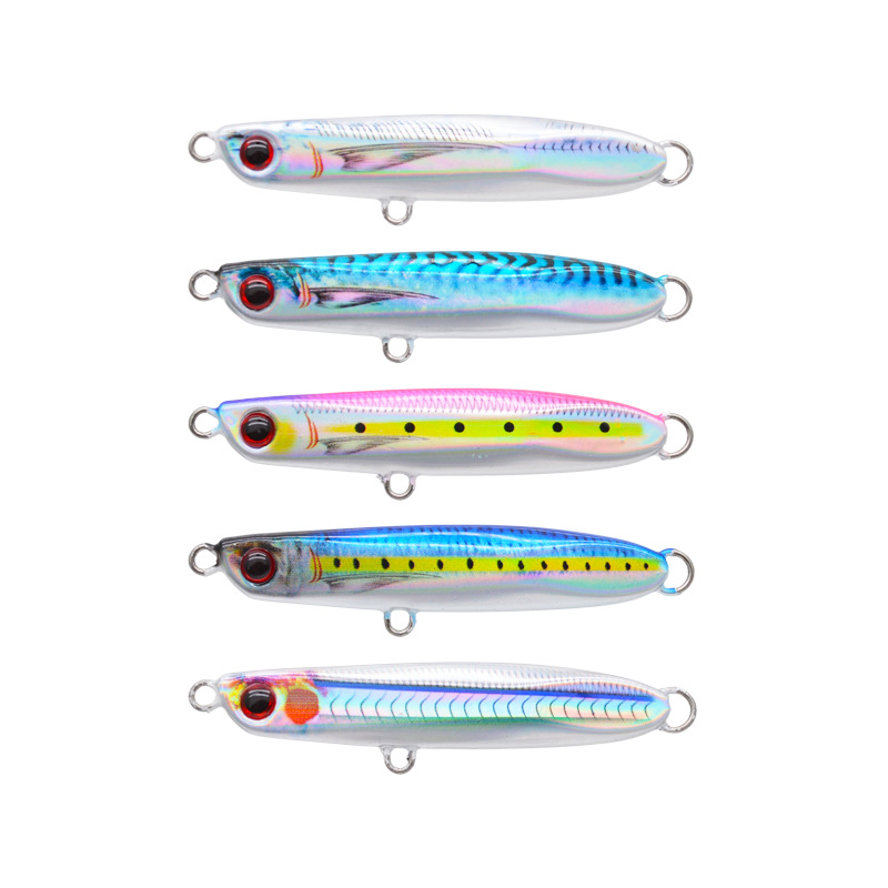32g Lead Alloy Long Cast Jigging Lure for Saltwater Bass & Mackerel 3D Printed No Hooks · Original source photograph · specifications to confirm
