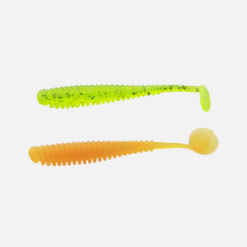 Lure T-Tail Stainless Steel Soft Bait Bottom Fishing Long-Cast Lifelike Artificial Bait 03g Soft Worm Threaded Fish Bait Fish · Original source photograph · specifications to confirm