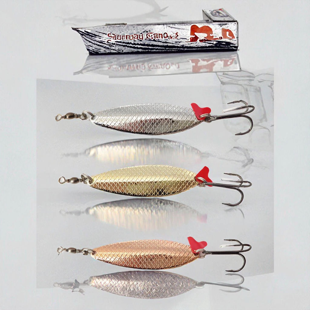 40g Artificial Hard Bait Melon Sinking Spinner Metal Sequins Bait Trout Spoon Fishing Lure for River Lake & Stream · Original source photograph · specifications to confirm