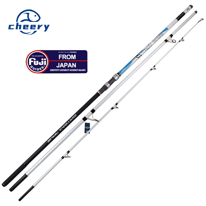 4.2m/4.5m FUJI Parts Long Casting Surf Fishing Rod 3 Sections 30t Carbon Fiber Surf Rod Sea Fishing Rod Pole · Original source photograph · specifications to confirm