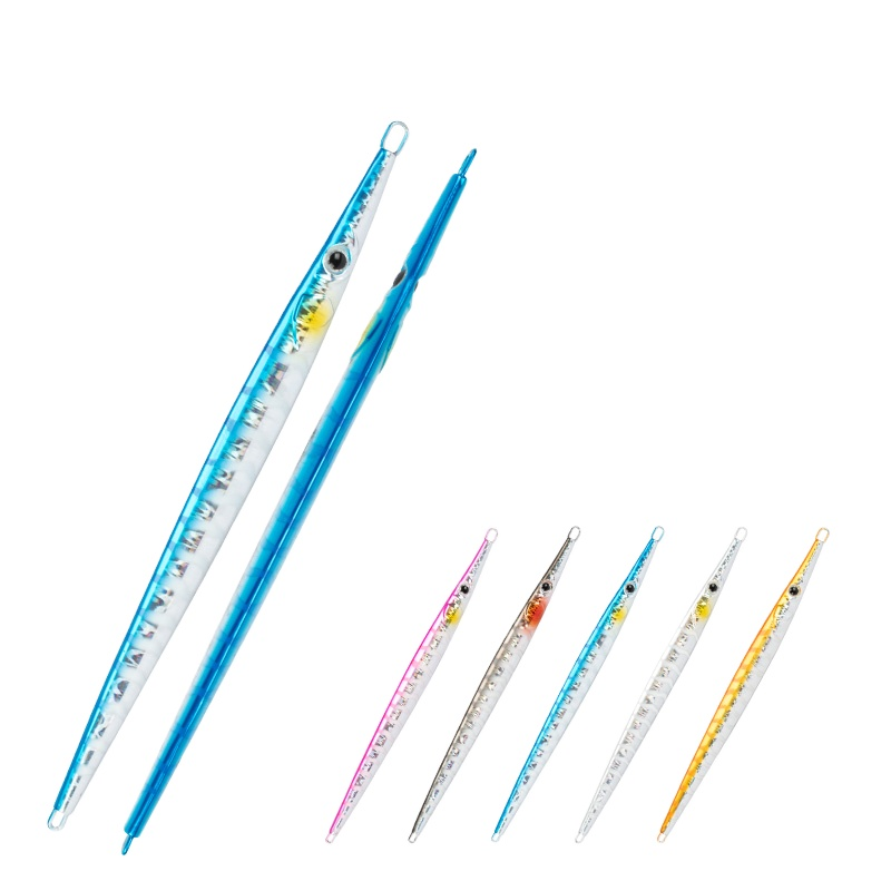 80g 100g 5 Colors Lead Fish Hard Metal Fishing Bait Pesca Fast Sinking Lure Aritificial Metal Baits Swimbait · Original source photograph · specifications to confirm