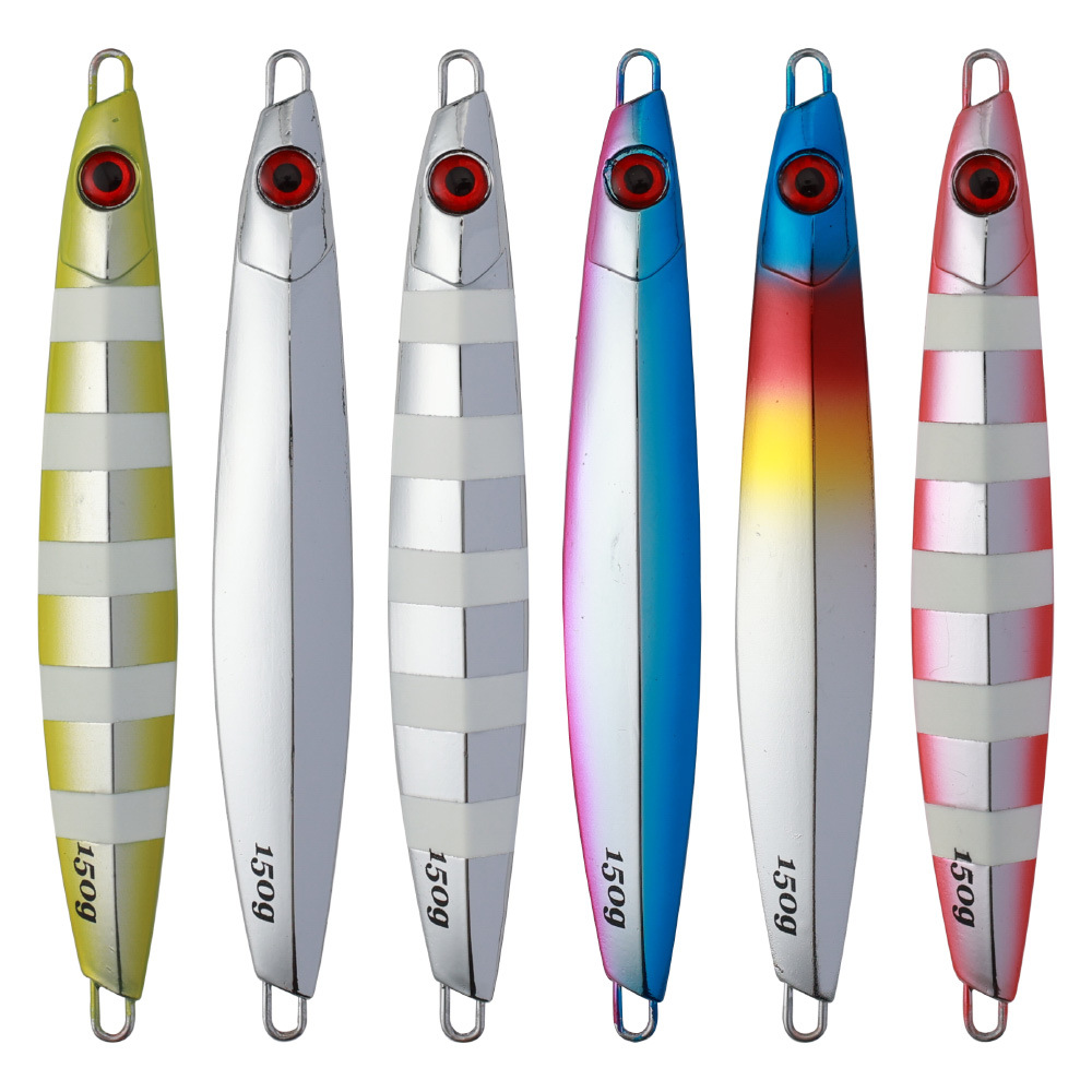 JC013 Electroplating Speed Jigs Lures Jigging Lure Fishing Baits Metal Jig Lures Fishing Tackle Saltwater · Original source photograph · specifications to confirm