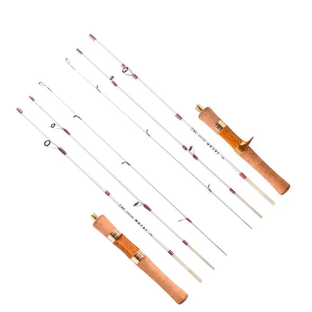 14-meter Fiberglass Baitcasting Rod Ultra-Soft Action Snakehead Rod Four-section Portable Micro Lure Fishing Rod for Stream Use