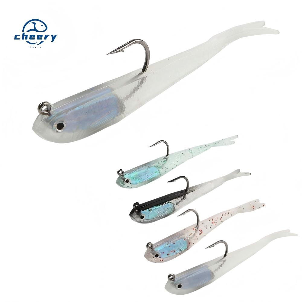 CHEERY Lure Bait Imitation Fish Lead Hook Small Gray Pike Marlin Suitable Freshwater & Seawater Realistic Metal Powdery Bait · Original source photograph · specifications to confirm