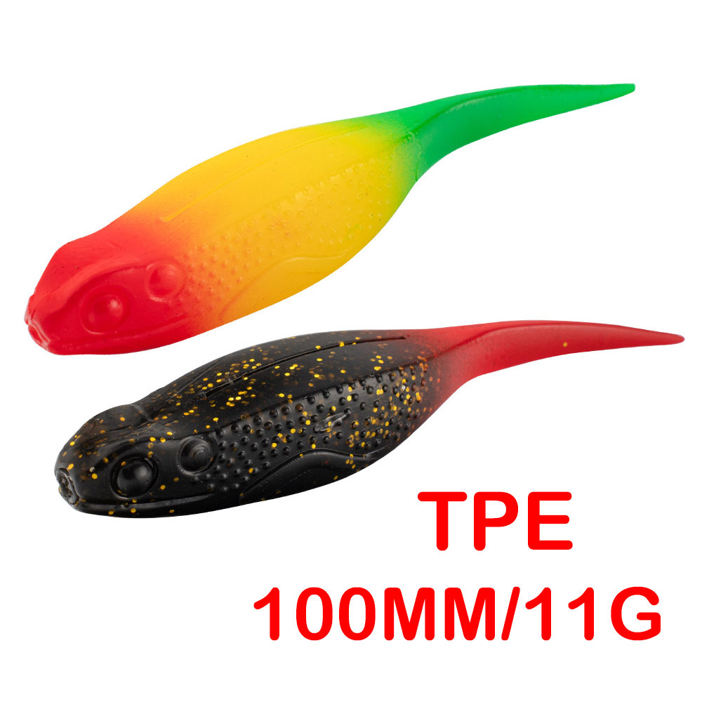 Cheery New 2026 Wholesale 3pcs 11g Tadpole Frog Soft Worm Lure Snakehead Fishing Soft Bait Imitative Design Fishing Lure · Original source photograph · specifications to confirm