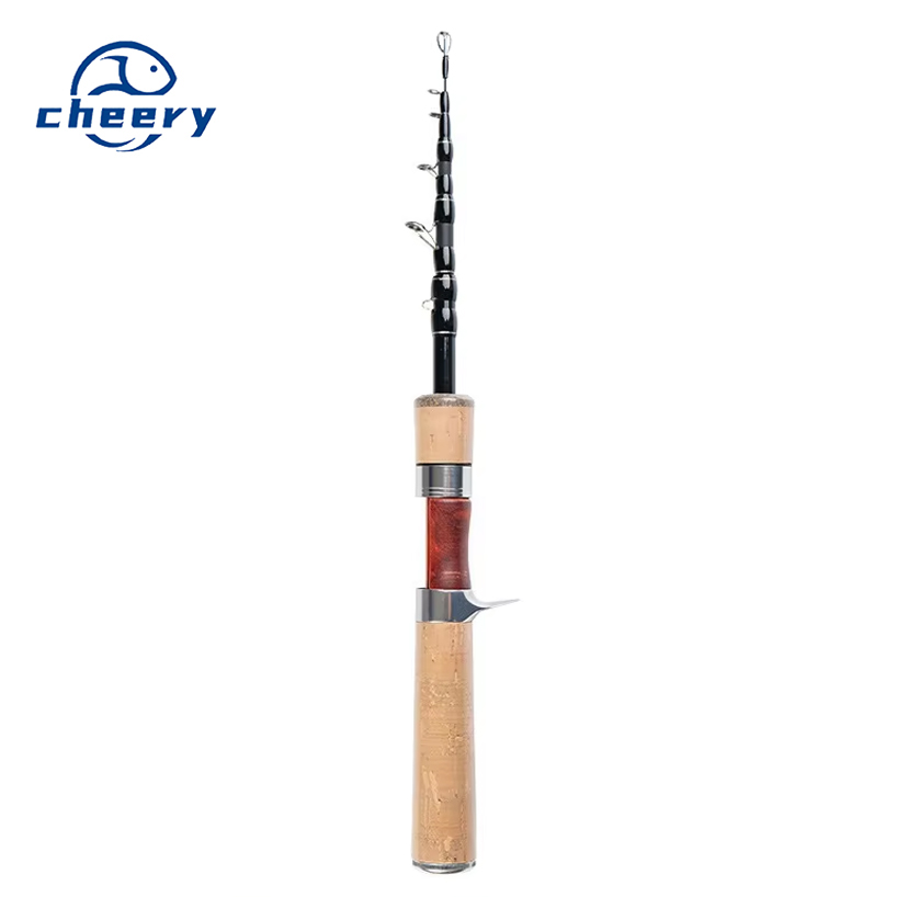 Cheery Telescopic for Micro Horse Mouth Rod Carbon Soft Wood Handle 0.6kg Portable Luya White Strip Stream Fishing Rod · Original source photograph · specifications to confirm