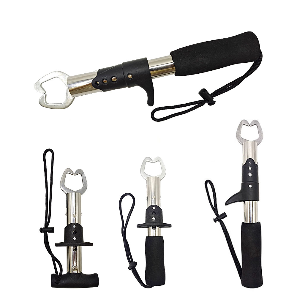 Electronic Control Fish Clamp Device Stainless Steel Fishing Lip Grip · Original source photograph · specifications to confirm