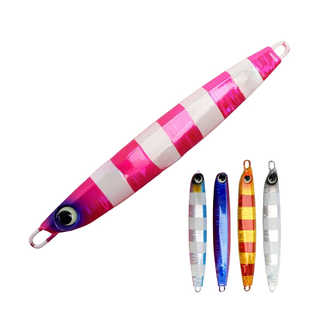 Cross-Border Hot-Selling Metal Jig Lure Sea & Boat Fishing Fast-Sinking Slow-Rolling Night-Glow Spanish Mackerel Bait Hooks · Original source photograph · specifications to confirm
