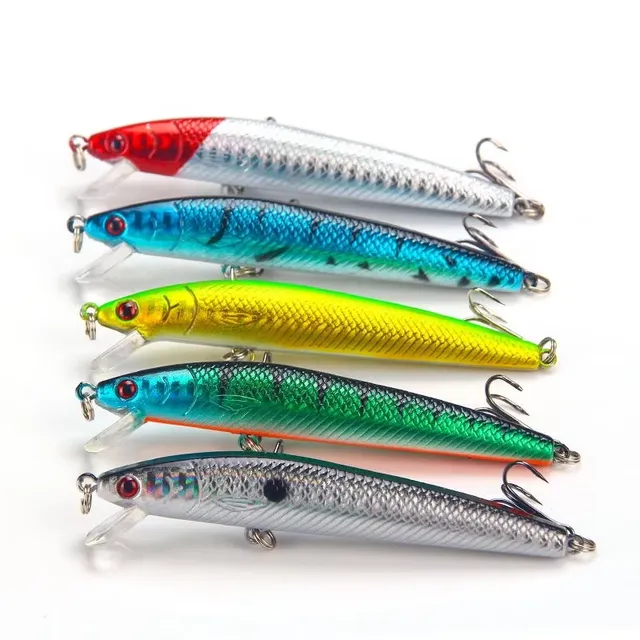 10cm/9g Hard Fishing Lure Baits Floating Minnow Artificial Bait Ocean Boat Fishing Lure for Bass Fishing