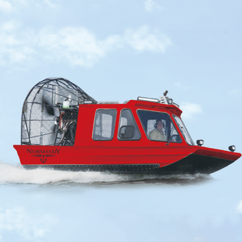 CHEERY Solid-bottom Boat Amphibious Lifeboat Luxury Interior Fitting Sightseeing Border Patrol Vessel Metal Hull 400HP 100km/h · Original source photograph · specifications to confirm