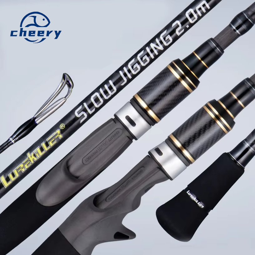 Lurekiller 2.0 m Ultralight Toray Carbon FUJI Parts Jig Fishing Rod Saltwater Slow Pitch Jigging Rod · Original source photograph · specifications to confirm
