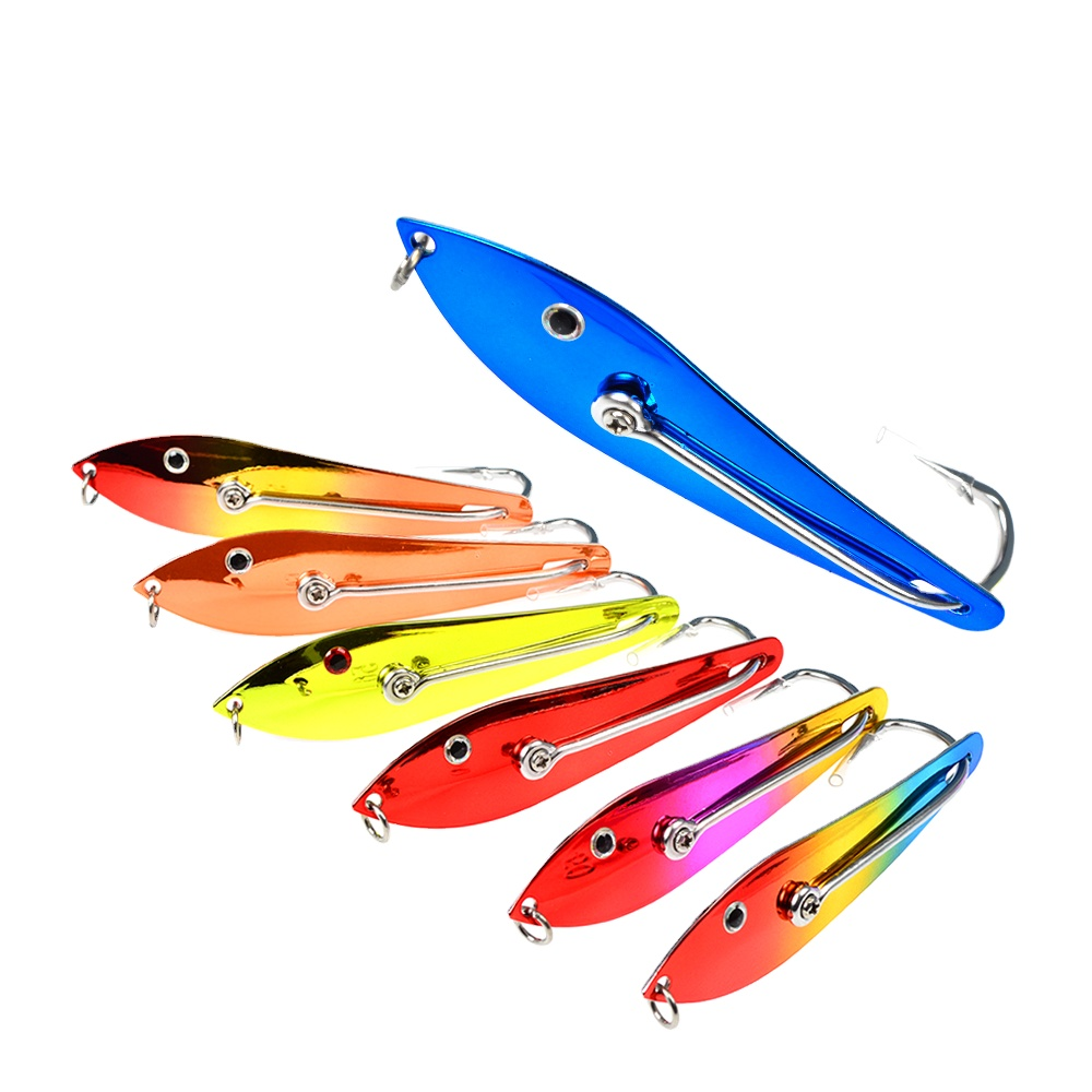 Hot Sale OEM 40g 60g 70g Sea Fishing Big Game Trolling Fishing Lure Double Big Game Saltwater Marlin Spoon Fishing Lures · Original source photograph · specifications to confirm