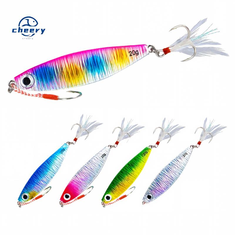CHEERY Ima Model Freshwater Sea Fishing Bait Lead Long Casting 20g Iron Plate Sequin Fish Lure Carp Target Bare Plate Gear · Original source photograph · specifications to confirm