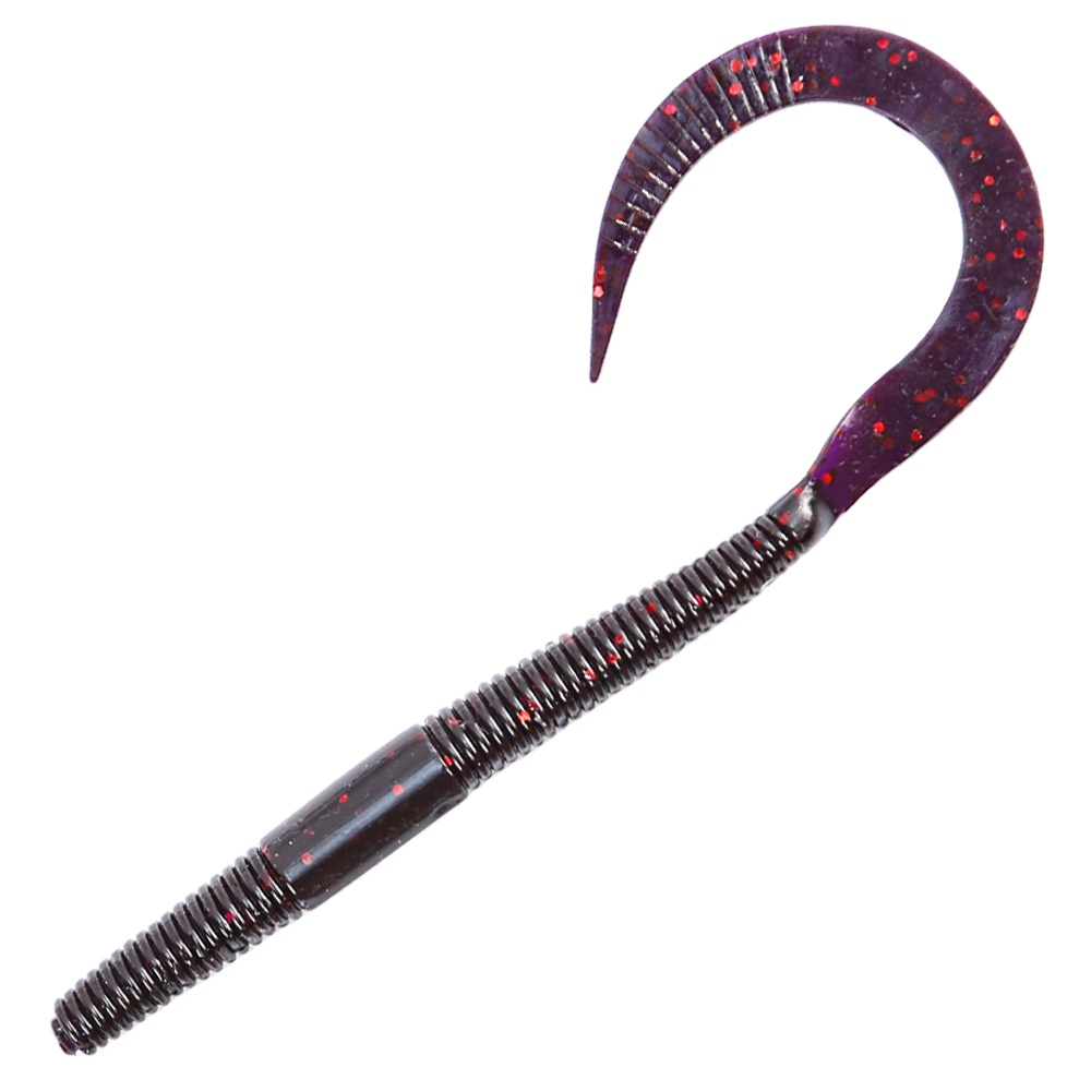A Trustworthy Factory  Threaded Big Coil Tail Stainless Steel Artificial Soft Bait for Sea Bass Fishing 5 Pcs · Original source photograph · specifications to confirm