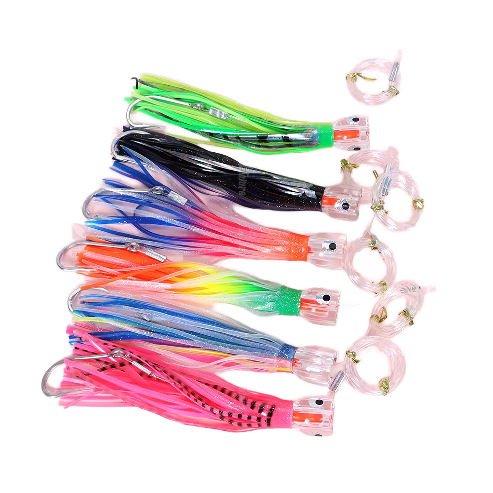 9Inch Resin Head for Ocean with High Carbon Steel Hook Trolling Bait for Marlin Tuna Fishing · Original source photograph · specifications to confirm