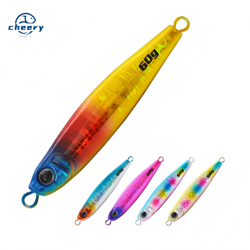 Cheery 28g/45g/60g/80g-Japan Hologram Micro Jig Mini Jig Casting Jig Fishing Jig Lure for Giant Trevally · Original source photograph · specifications to confirm