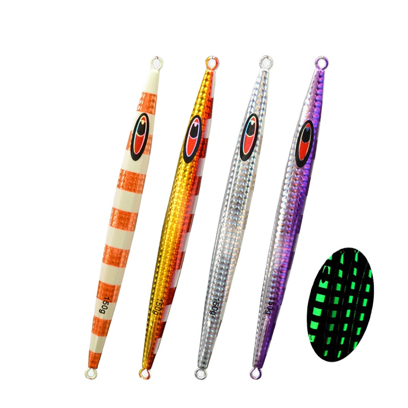 Cross-Border Hot-Selling 3D Printed Luminous Iron Plate Fast-Sinking Artificial Hard Bait Fish Sea Boat Fishing Tuna Mackerel · Original source photograph · specifications to confirm