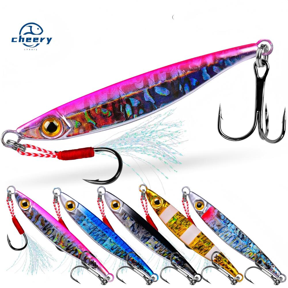 Cheery Shore Cast Fishing Lure Slow Shaking DUO Jigbait 15g Artificial Lead Jig Bait for Saltwater Fish & Bass · Original source photograph · specifications to confirm