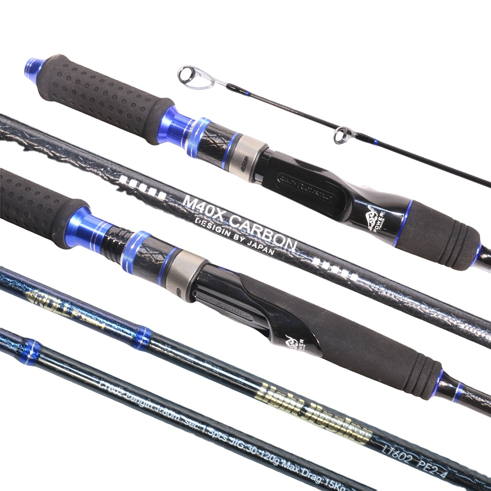 Full-Fujii Carbon Sea Fishing Jigging Rod Slow-Jigging/Fast-Pulling 1.8m/1.98m Hard Action Weihai In-Stock Wholesale · Original source photograph · specifications to confirm