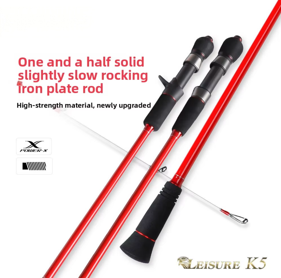 Lure Solid Carbon Fishing Rod for Boat Use with Slow Shake Technique · Original source photograph · specifications to confirm