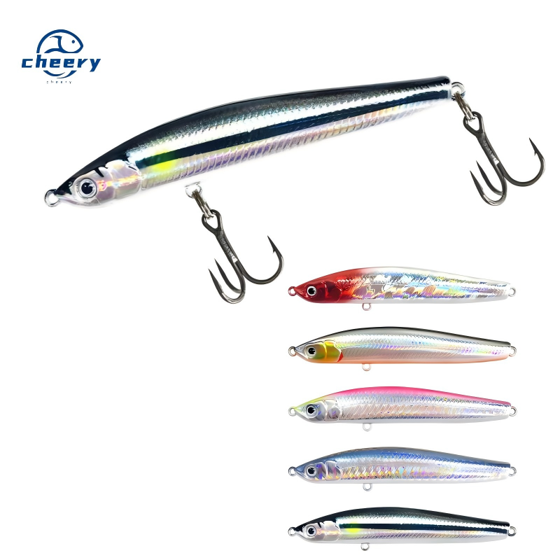 CHEERY Lure Sinking Pencil Vibrating Hard Bait 7g-18g ABS Live Bait Long Cast Topmouth Culter Bass · Original source photograph · specifications to confirm