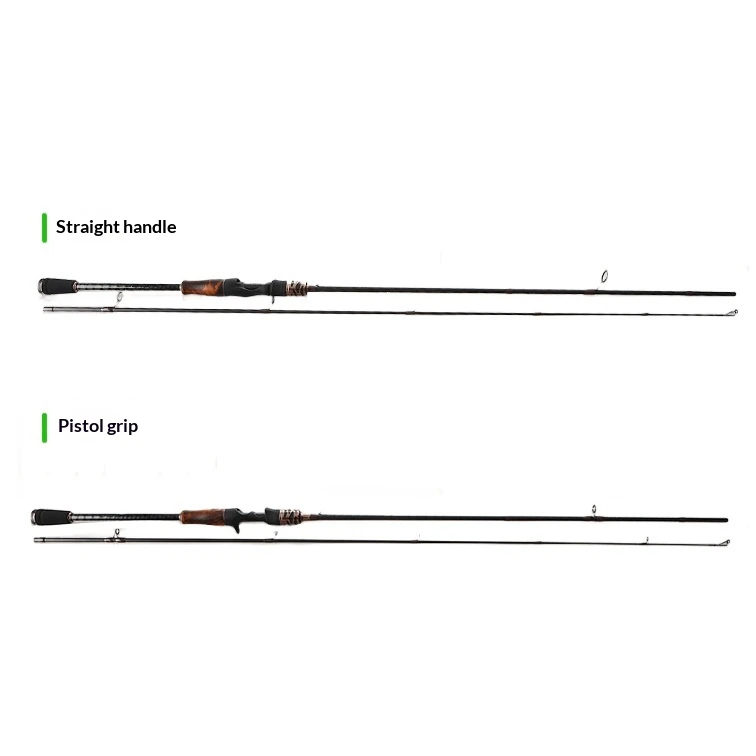 Complete straight-handle and pistol-grip rod options