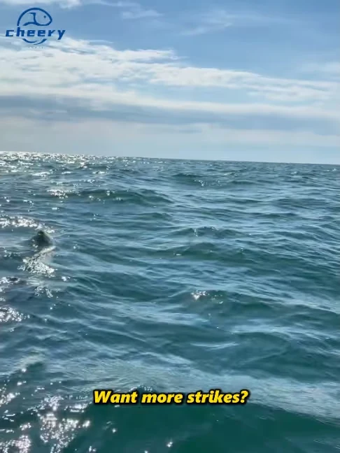 Sea surface from the original CHEERY lure-action video